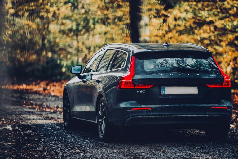Volvo in the forest