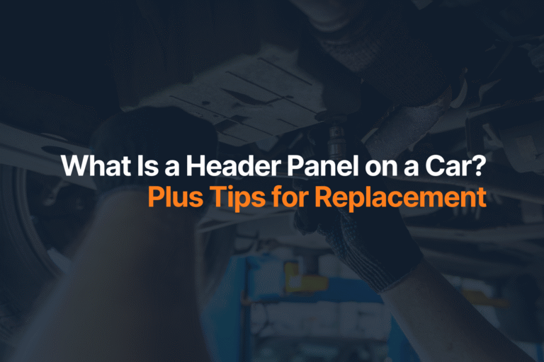 what is a header panel on a car