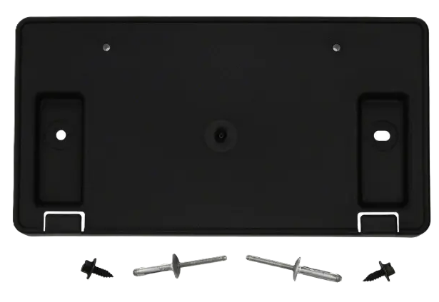 front license plate bracket kit with hardware