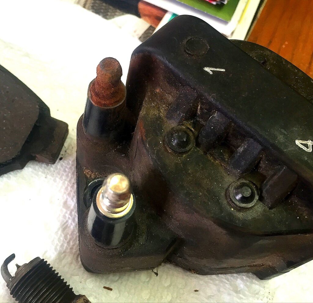 rusty ignition coil terminal