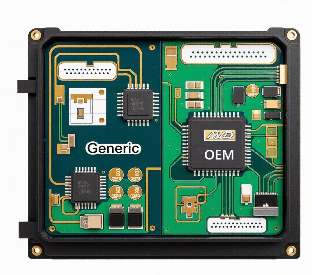 generic vs oem code path illustration