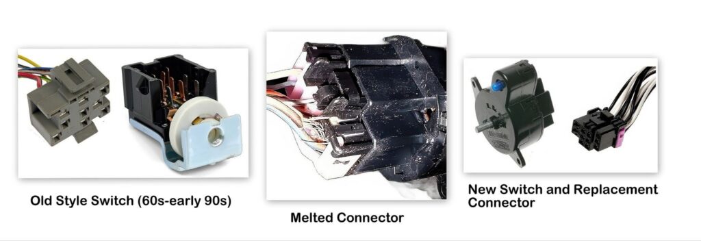 headlight switch connector comparison