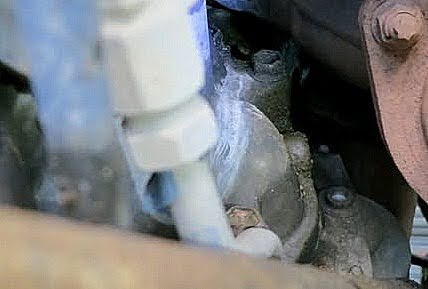 mazda b2300 coolant leak starter