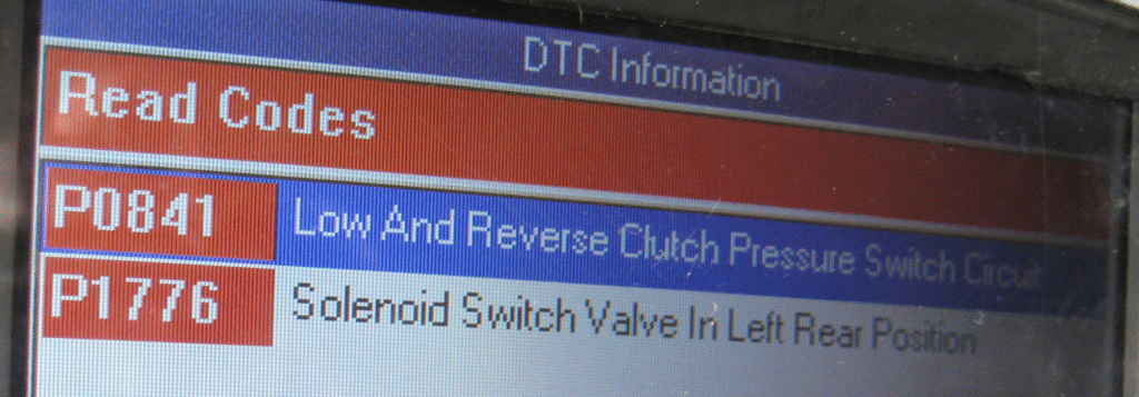 scan tool misidentified p1776 code