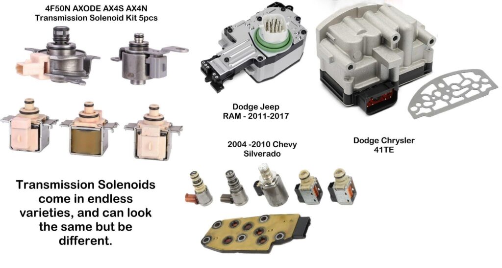automatic transmission solenoid types diagram