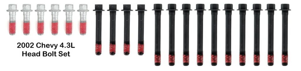 2002 chevy 4 3l cylinder head bolt set
