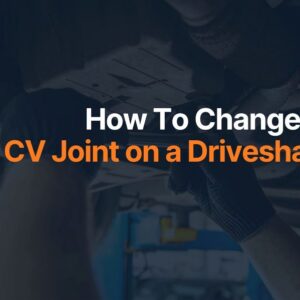 How To Change a CV Joint on a Driveshaft