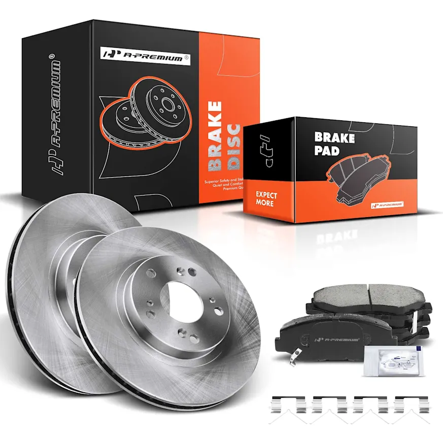 A Premium Brake Disc and Pad Kit