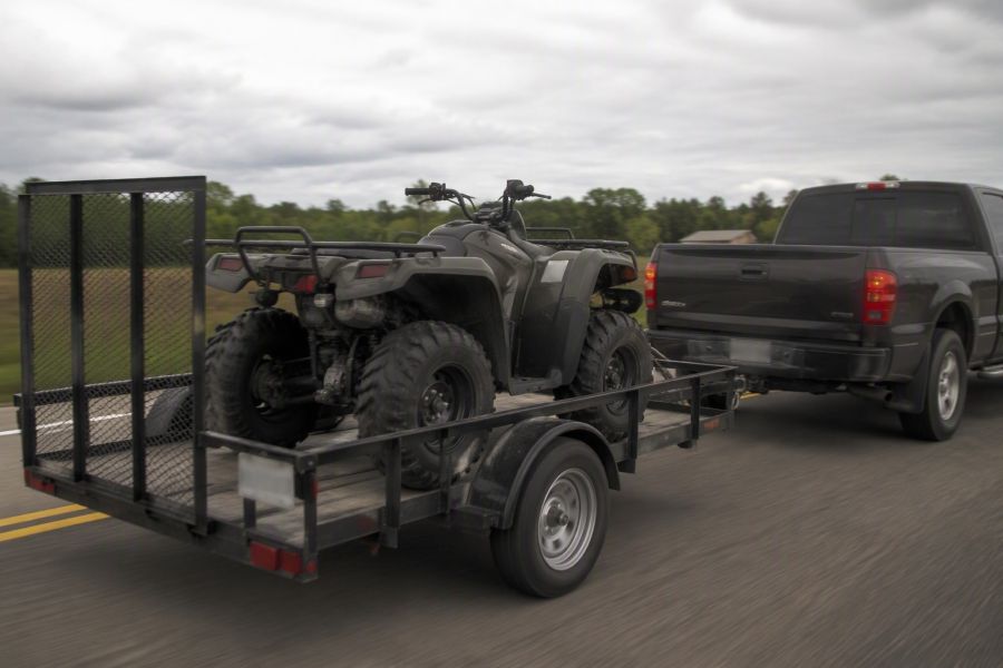 Towing an atv