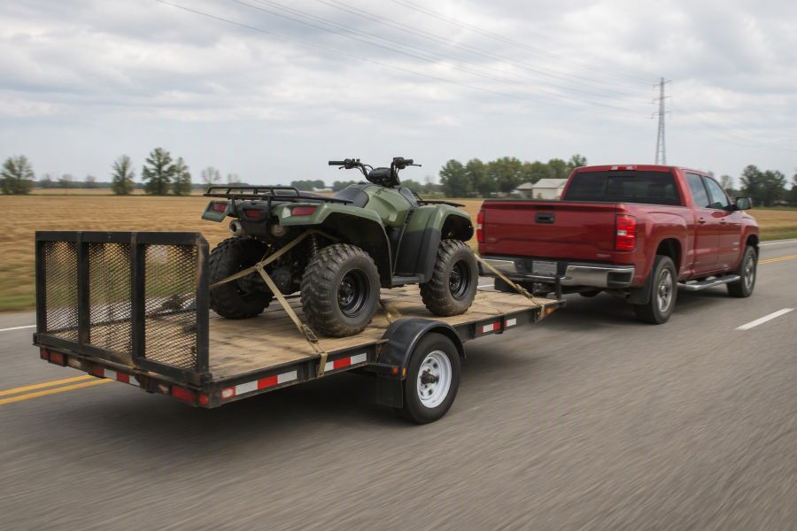 Towing an atv 2