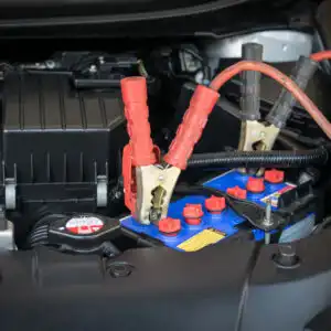 charging car battery using jumper cables