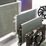 radiators and cooling fans of automotive cooling system