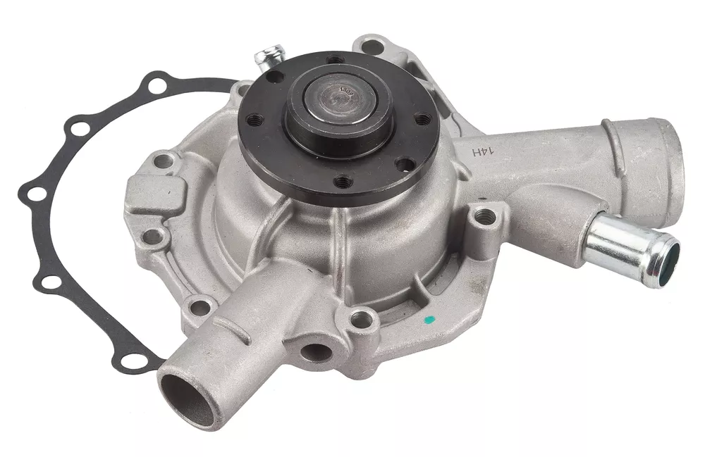 water pump in a car cooling system