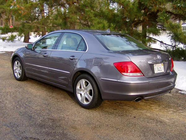 acura rl back rear view