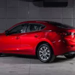 mazda3 on display back shot