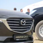 mazda cx 9 parked outside