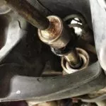 Leaking streering rack