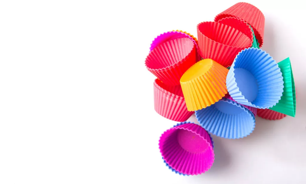 colorful cupcake holders