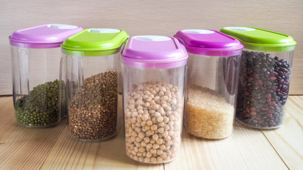 plastic cereal boxes