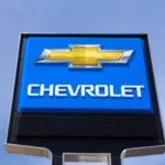chevrolet logo on dealership signage
