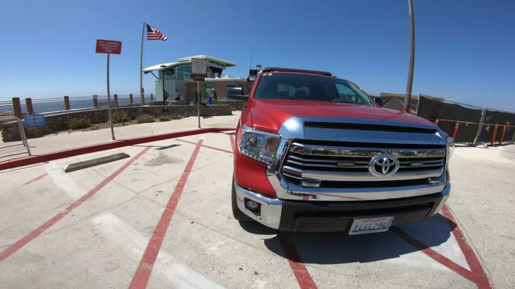 Toyota Tundra parked outside