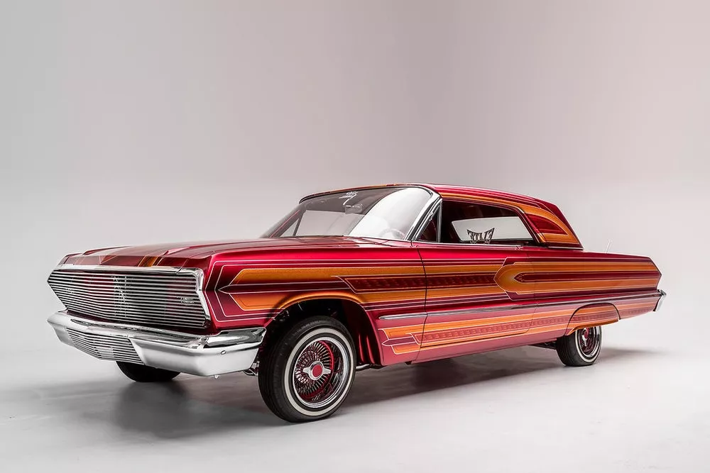 El Rey, the globally renowned 1963 Chevrolet Impala owned by Albert De Alba, Sr. of the Elite Car Club. Photo courtesy of the Petersen Automotive Museum.