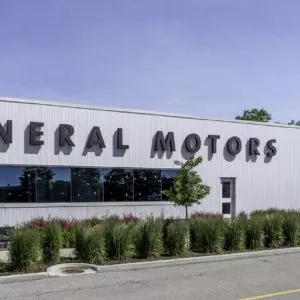 facade of general motors building