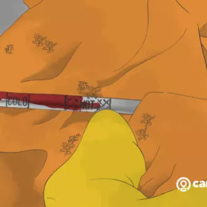 hot mark crosshatch on transmission fluid dipstick