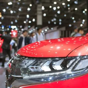 scene from new york auto show