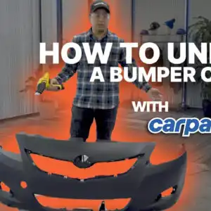 how to unfold and prep your bumper cover for installation