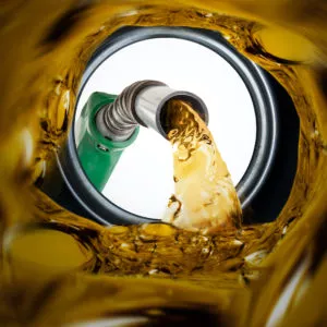 fuel tank of a car