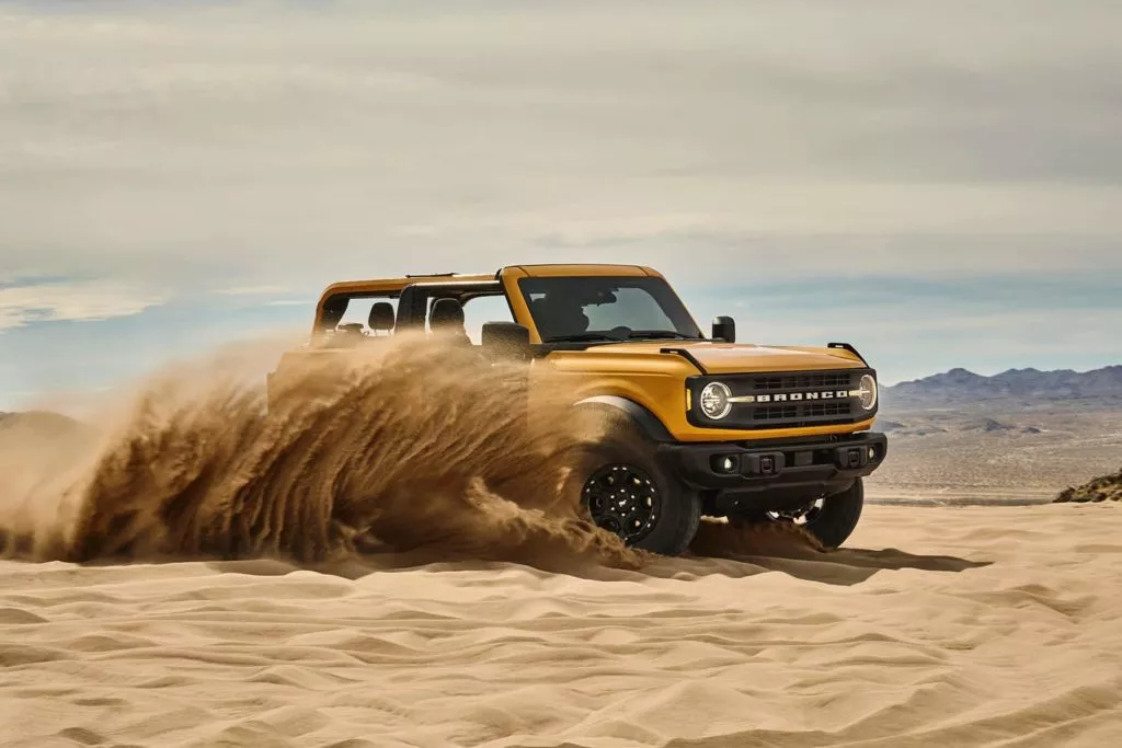 new ford bronco in action scaled
