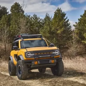 new ford bronco in the wilderness