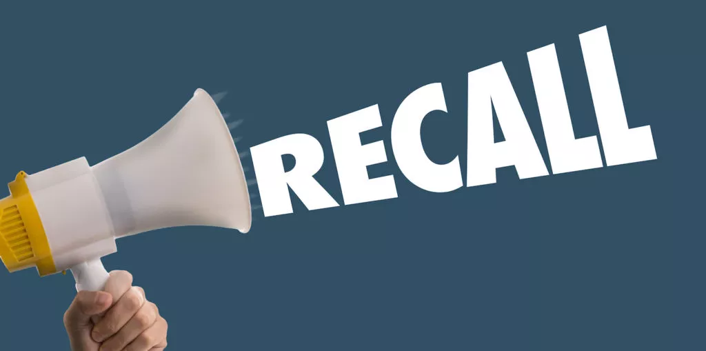 recall annoucement