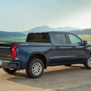 2020 chevrolet silverado parked outside