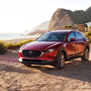 2020 mazda cx-30 on the road