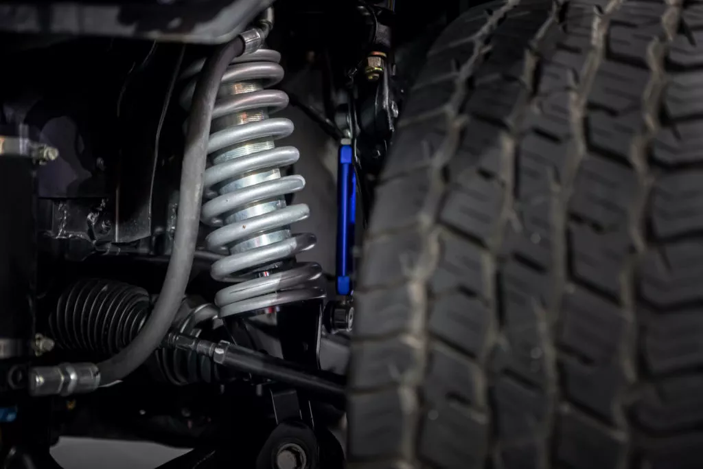 shock absorber of a truck