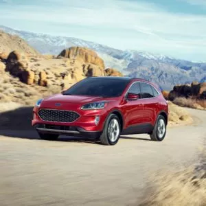 2020 ford escape parked on the road