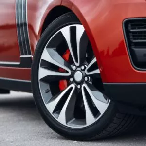 car right front wheel