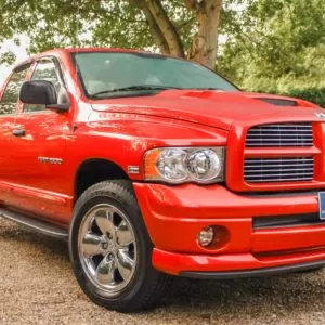 ram 1500 parked outside