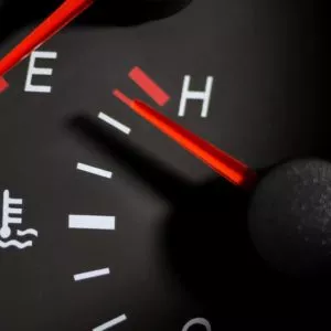 temperature gauge face