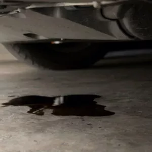 car leaking oil