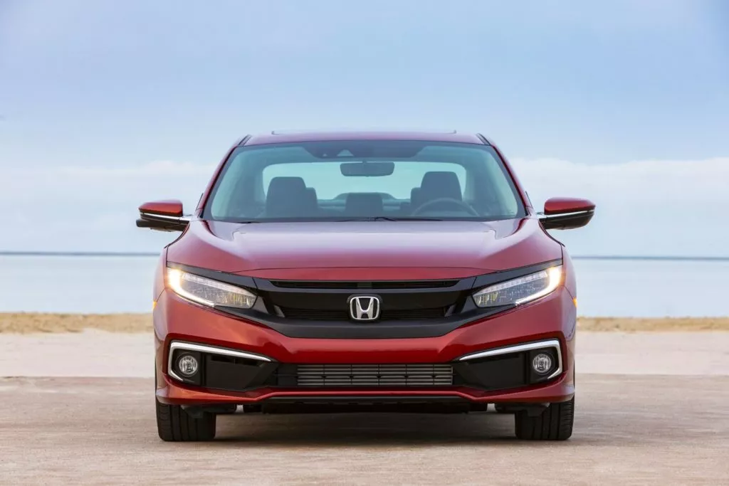 front view of honda civic sedan