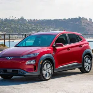 product shot of 2020 hyundai kona electric