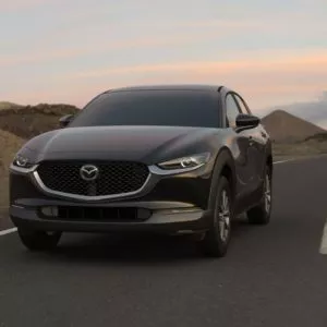 2021 mazda cx 30 2.5 turbo on the road