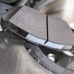 brake pad closeup