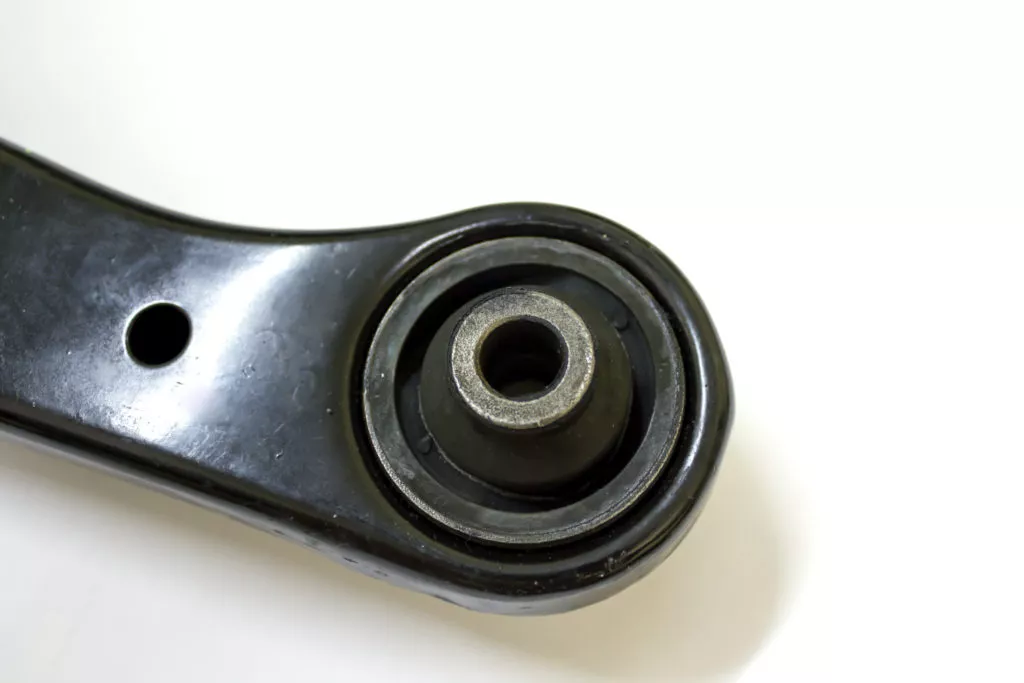 control arm bushing closeup
