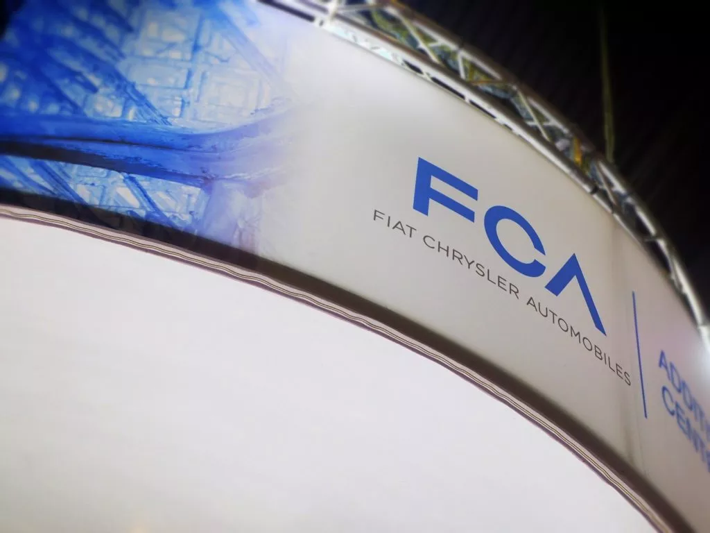 FCA logo flashed on screen