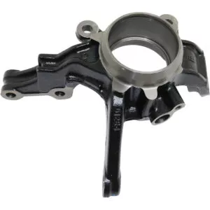 replacement steering knuckle on white background