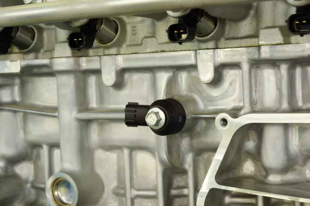 knock sensor typical location